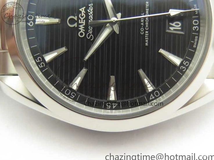 0721 Aqua Terra 150M Master Chronometers VSF 1:1 Best Edition Black Dial SS Hand on SS Bracelet A8900 Super Clone Functional 8009